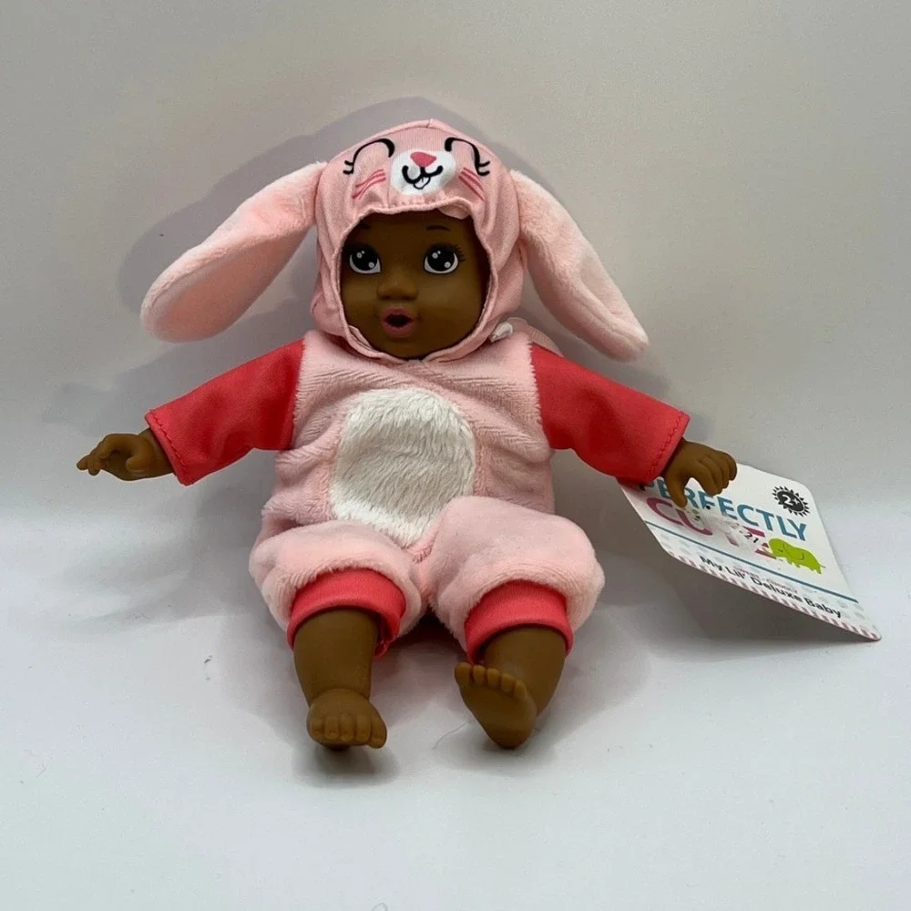 Jakks Pacific Baby Doll Pink Easter Bunny African American With Tag 9 Inch 2019